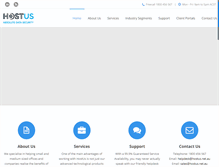 Tablet Screenshot of hostus.net.au